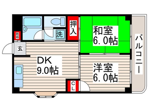 シャトレグレイスの物件間取画像